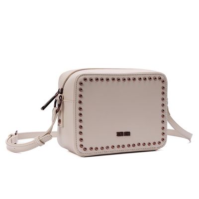 Bolsa Pequena Soft Off White Alça Transversal