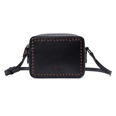 Bolsa Pequena Soft Preta Alça Transversal