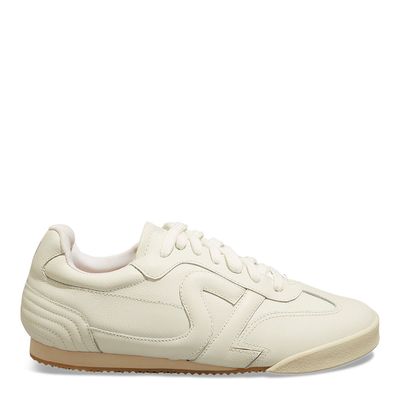 Tênis Jogging Couro Floater Branco Recortes