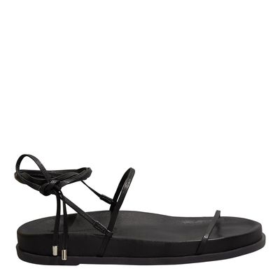 Papete amarração napa soft preto