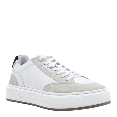 Tênis Masculino Couro Camurça Cinza