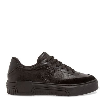 Tênis Masculino Couro Camurça Preto