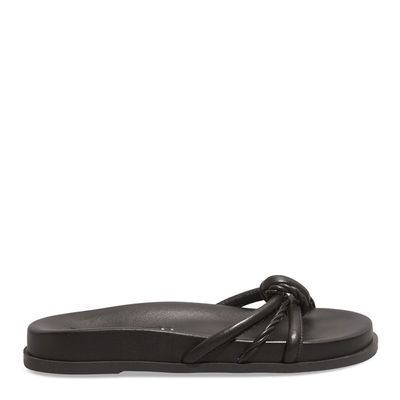 Papete Napa Soft Preto Tiras Nó
