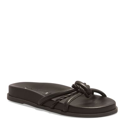 Papete Napa Soft Preto Tiras Nó
