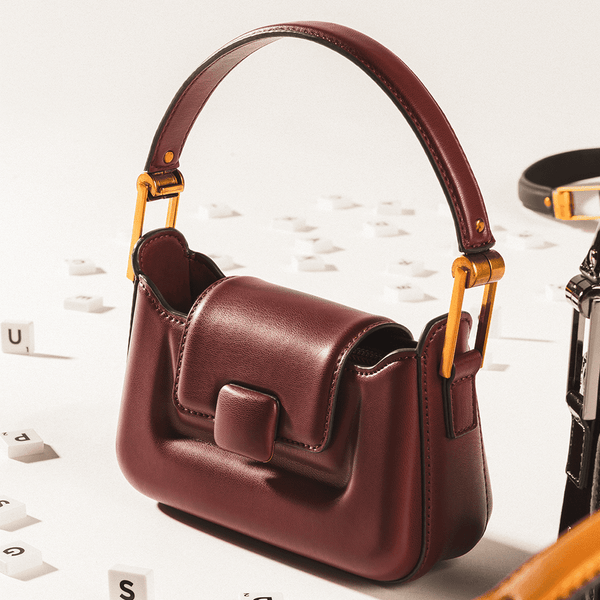 Bolsa Pequena Soft Vermelha Alça Dupla
