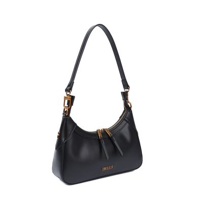 Bolsa Baguete Soft Preta Alça De Ombro