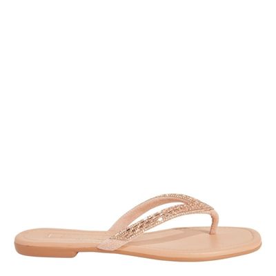 Rasteira napa soft bronze