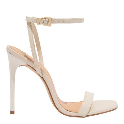 Sandália couro pelica soft vanilla