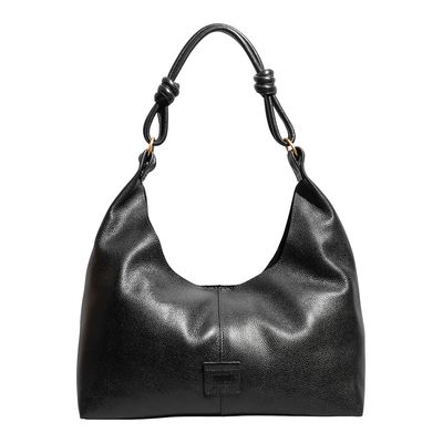 Bolsa Couro Floater Alça Ombro Preta