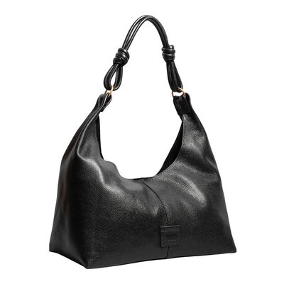 Bolsa Couro Floater Alça Ombro Preta