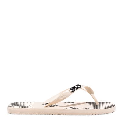 Chinelo Masculino Borracha Off White