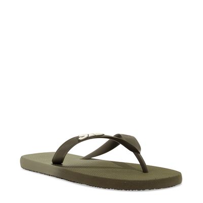 Chinelo Masculino Borracha Verde Militar
