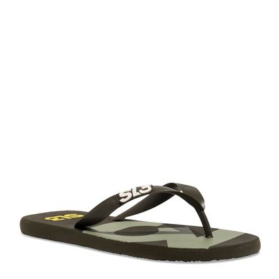 Chinelo Masculino Borracha Verde Militar