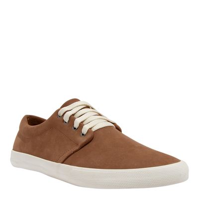 Tênis Masculino Couro Nobuck Marrom