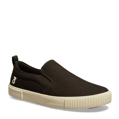 Tênis Slip On Masculino Lona Sol Preto 2