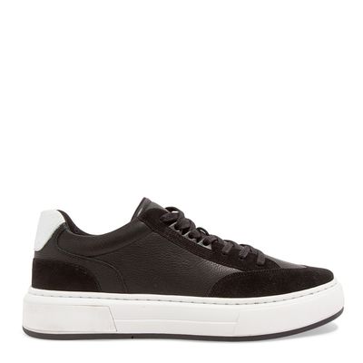 Tênis Masculino Couro Camurça Preto
