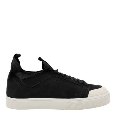 Tênis Masculino Couro Nobuck Preto