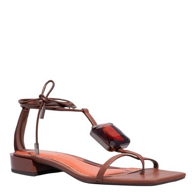Rasteira Napa Soft Terra