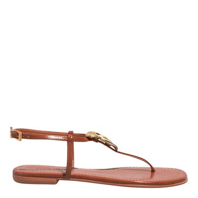 Rasteira Napa Madri Caramel