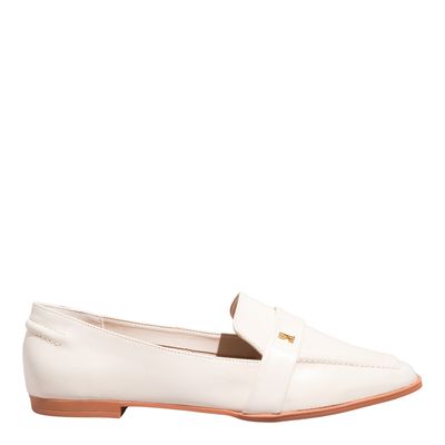 Mocassim Couro Nobre Soft New Marfim