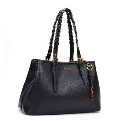 Bolsa Grande Floater Preta Alça Ombro