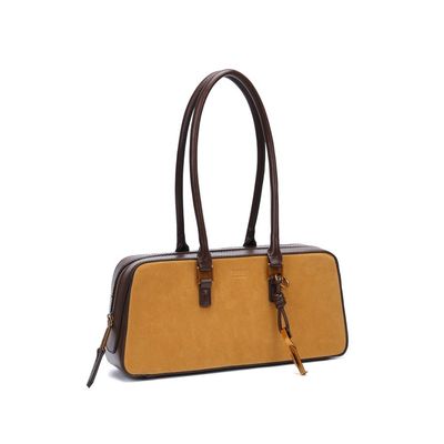 Bolsa M Material Camurça Mostarda