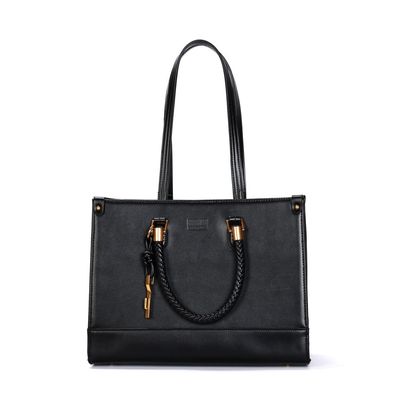 Bolsa Grande Soft Preto Alça Ombro