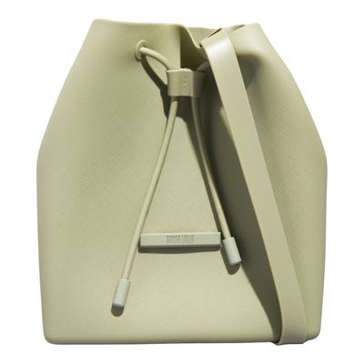 Bolsa Borracha Verde Pistache Alça Transversal