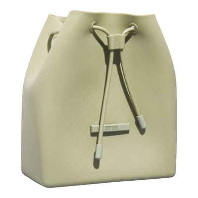Bolsa Borracha Verde Pistache Alça Transversal