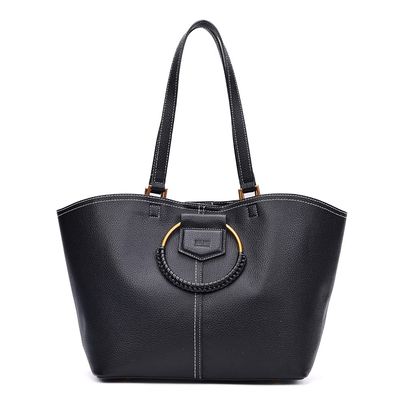 Bolsa Grande  Floater Preta Alça Ombro
