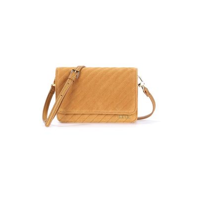 Bolsa P Material Camurça Mostarda