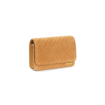Bolsa P Material Camurça Mostarda
