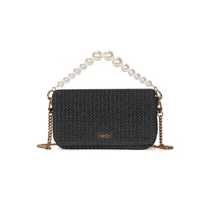 Bolsa P Tramado Preto