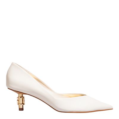 Scarpin Couro Confort New Marfim