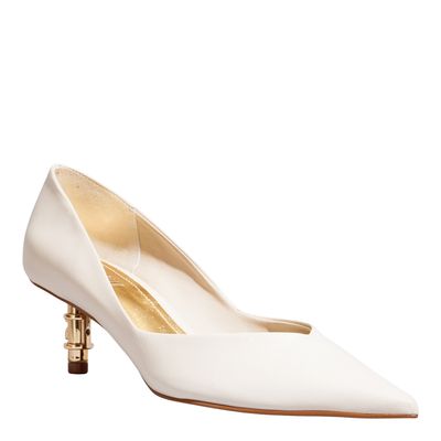 Scarpin Couro Confort New Marfim