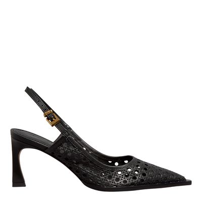Scarpin Couro Trisse Preto
