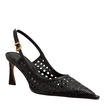 Scarpin Couro Trisse Preto