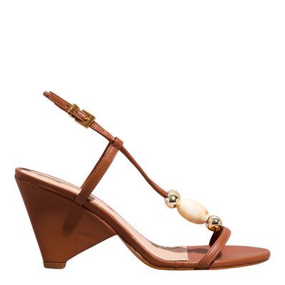 Sandália Napa Soft Caramelo