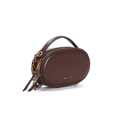 Bolsa Pequena Soft Marrom Dark Duas Alça Dupla