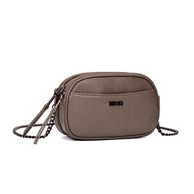 Bolsa Camera Bag Cinza Floater Alça Corrente