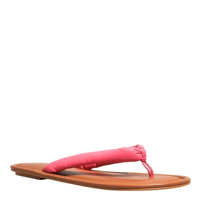 Rasteira Napa Soft Rosa Shock
