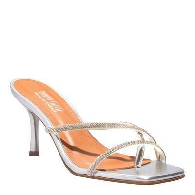 Mule Napa Metalizada Ultra Prata