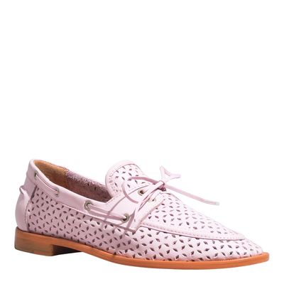 Mocassim Couro Confort Baby Pink