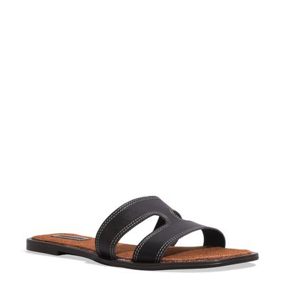 Rasteira Couro Nobre Soft Preto