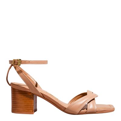 Sandália Couro Confort Mocha