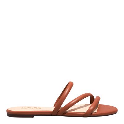 Rasteira Napa Soft Caramelo