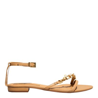 Rasteira Napa Soft Palha