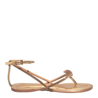 Rasteira Meia Cana Cristal Lct