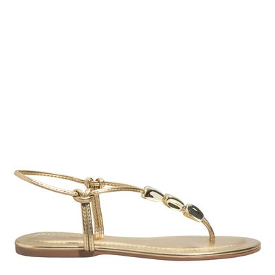 Rasteira Metallic Ultra Ouro