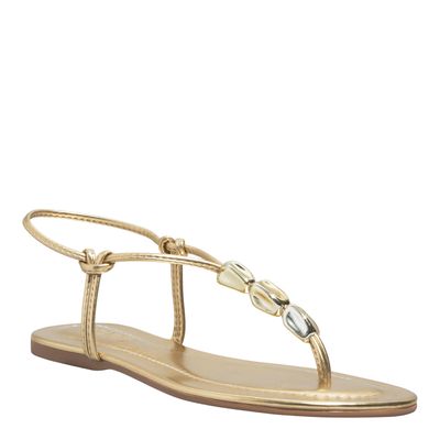 Rasteira Metallic Ultra Ouro